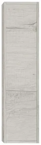 Colonna reversibile sospesa singola H120 LUNA Quercia Bianco