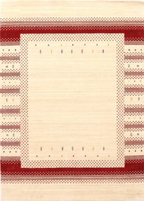 Loribaft Tappeto orientale 240x170 Beige (Indian) Realizzato A Mano