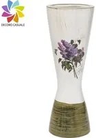 Vaso in ceramica Con decoro floreale