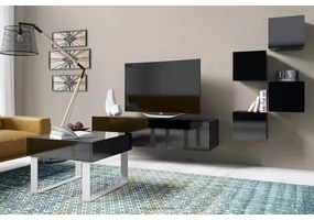 Armadio a muro PAVO 34x34 cm nero lucido