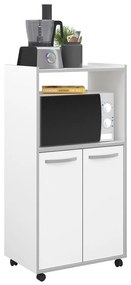 Credenza cucina bianco e grigio L 60 x P 40 x H 116 cm