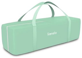 Lionelo - Lettino da viaggio FLOWER Turchese