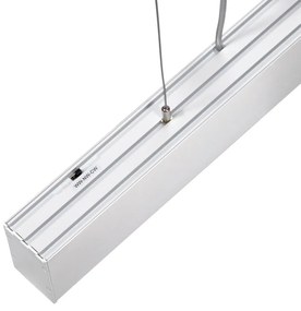 Lampada Lineare LED a Sospensione 65W 200cm bianca, PHILIPS driver CCT Colore Bianco Variabile CCT