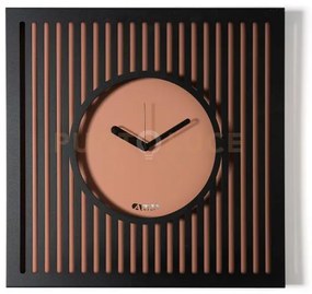 Orologio da parete elegante tiffany grande nero,mocha mousse