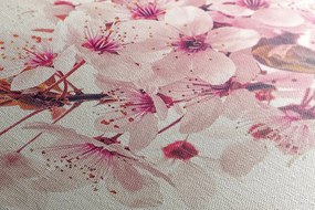 Quadro su tela – Fiori rosa di ciliegio