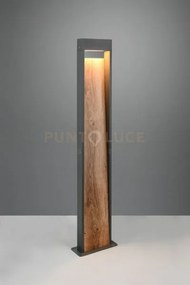 Salmon palo alto da esterno led  11w 1200lm, 3000k fusione di allum...