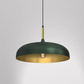 Brilagi - Lampadario a sospensione con filo ABRAHAM 1xE27/60W/230V diametro 45 cm verde