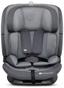 KINDERKRAFT - Seggiolino auto ONETO 3 i-Dimensioni (76-150 cm) + Isofix Cool grigio