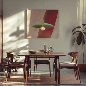 Lampadario a sospensione con filo ASTRA 1xE27/15W/230V diametro 41 cm verde