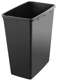 Bidone nero in plastica 40 L - Addis