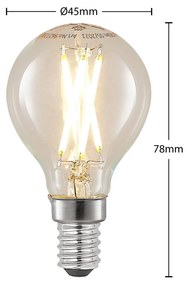 Arcchio LED E14 4W 2.700K filamenti goccia dimming