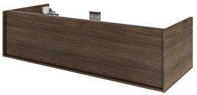 Mobile da bagno sotto lavabo SENSEA Neo Frame noce satinato L 120 x H 32 x P 48 cm 1 cassetto, lavabo non incluso