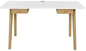 Scrivania con effetto rovere 70x140 cm Nice – Woodman