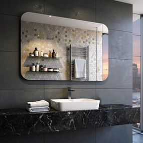 Specchio arrotondati da parete L199