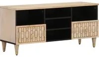 Mobile Porta TV 100x33x46 cm in Legno Massello di Mangocod mxl 115869