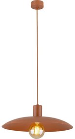 Lampadario a sospensione con filo ASTRA 1xE27/15W/230V diametro 41 cm color mattone