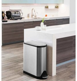 Cestino in acciaio a pedale 45 l - simplehuman