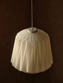 Nordlux - Lampadario a sospensione con cavo ELBIE 1xE27/15W/230V Ø 24 cm bianco
