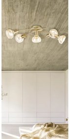 Rabalux 5552 - Lampadario fisso HOLLY 5xE14/40W/230V oro