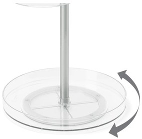 Organizer da bagno in plastica girevole per cosmetici Pirouette - Umbra