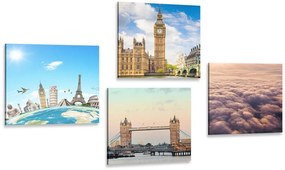 Set di quadri – Londra incantevole