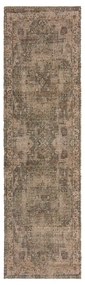 Passatoia in iuta intrecciata a mano color kaki 60x230 cm Selena Jute Traditional - Flair Rugs