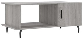 Tavolino da salotto grigio sonoma 90x50x40 cm legno multistrato