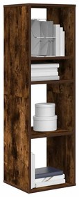 Libreria Rovere Fumo 34x31x112 Cm İn Legno Multistrato /