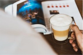 Tazze in set per cappuccino/con parete doppia in vetro 2 pz 350 ml – Vialli Design