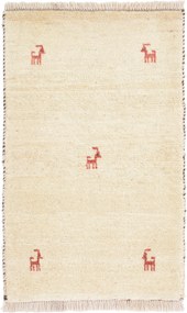 Gabbeh Tappeto 90x60 (Iran) Annodato A Mano