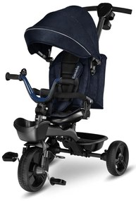 Lionelo - Triciclo KORI per bambini Blu navy