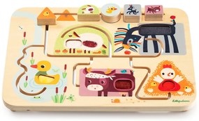 Lilliputiens - labirinto sensoriale puzzle a scorrimento - fattoria