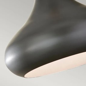 Feiss FE-BESO-P-M-DBZ - Lampadario a cavo BESO 1xE27/60W/230V Ø25,4 cm nero/rame