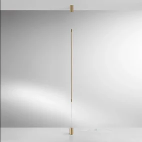 Lampada da terra LED Gravity oro con 3 temperature di colore 1728 lumen LUCE AMBIENTE DESIGN