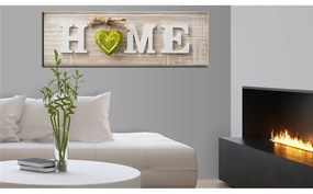 Quadro Home  Green  Colore Beige, Dimensioni e Misure 135x45