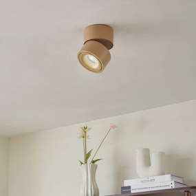 Arcchio Faretto da soffitto LED Rotari, marrone, a 1 anta, 8,9 W