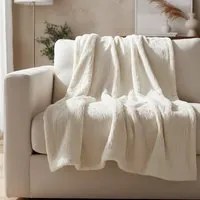 Coperta 150x210 cm panna motivo 3D Flannel