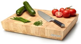 Continenta C4041 - Tagliere da cucina 40 x 30 cm gomma fig