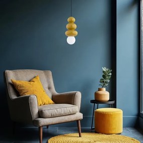 Argon 8787 - Lampadario da bagno su filo ORLANDO PLUS 1xG9/6W/230V IP44 marrone