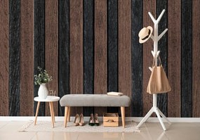 Carta da parati – Motivo di legno scuro