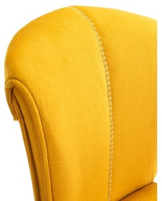 Sedie da pranzo gialle in un set di 2 Simbra - Marckeric
