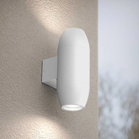 Applique Ovale Bidirezionale IP65 GU10 per esterni Grande - Bianca