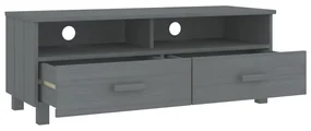 Mobile tv hamar grigio scuro 106x40x40 cm in legno di pino