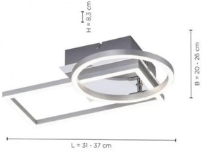 Leuchten Direkt 14031-55 - Plafoniera LED IVEN LED/18W/230V