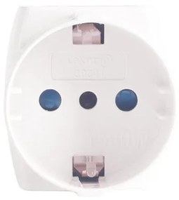 Adattatore multiplo LEXMAN, 3 prese, con spina 10 A, bianco