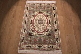 Ghom Tappeto 120 x 80 (Iran) Annodato A Mano