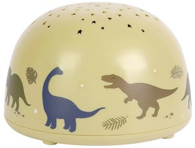 A Little Lovely Company - lampada con proiettore - dinosauri