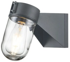 Applique moderno da esterno PORTOFINO grigio IP44 1X E27 ELSTEAD