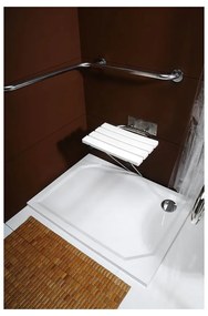 Maniglione da bagno in acciaio a parete 71 cm Handicap - Sapho