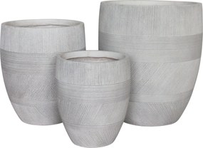 PEDRO - set di 3 vasi